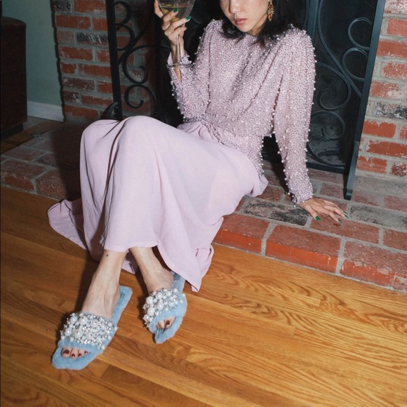 Jeffrey Campbell Facile Faux Fur Slide Sandal - Picture 9 of 9